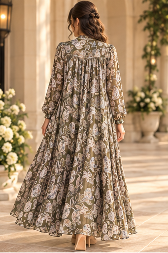 Arabella Paisley Maxi Dress