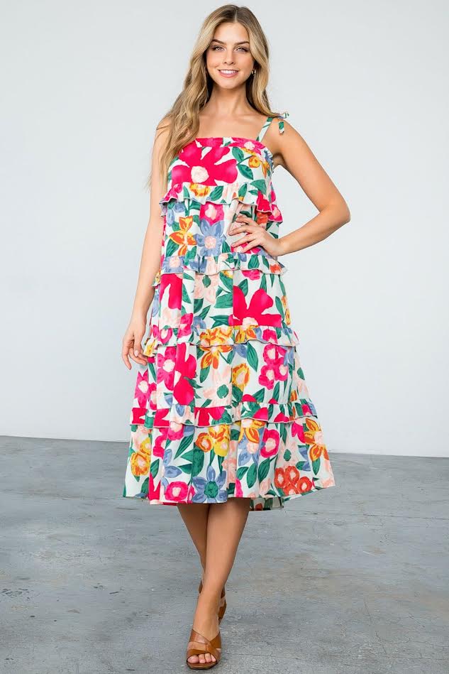 The Sabrina Floral Dress