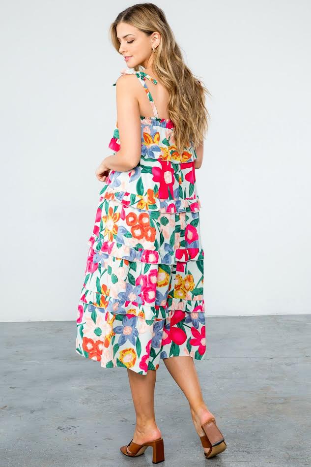 The Sabrina Floral Dress