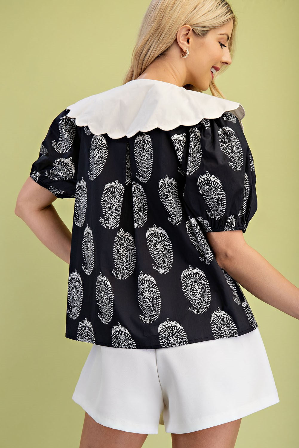 The Garden Party Collar Top