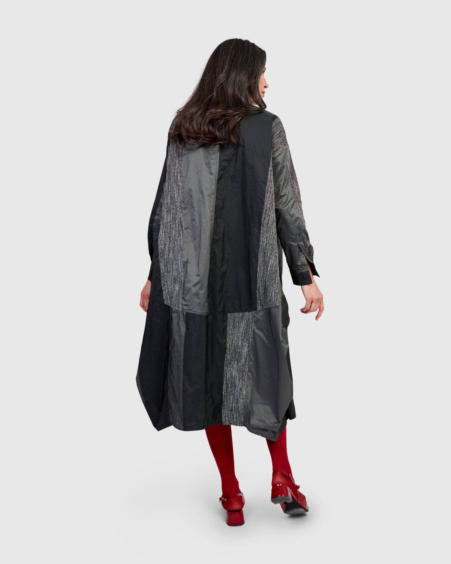 Drama Draped Shirtdress, Iron