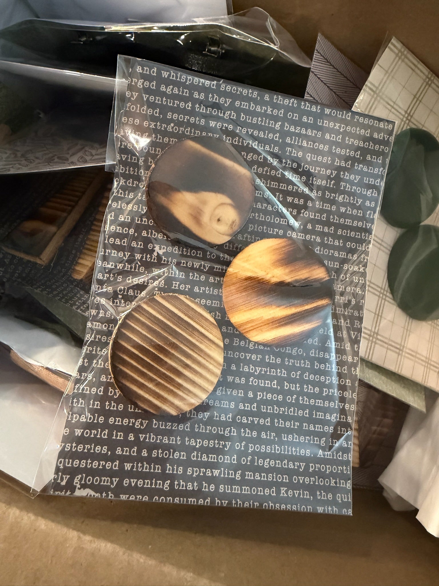 Wooden HairClips