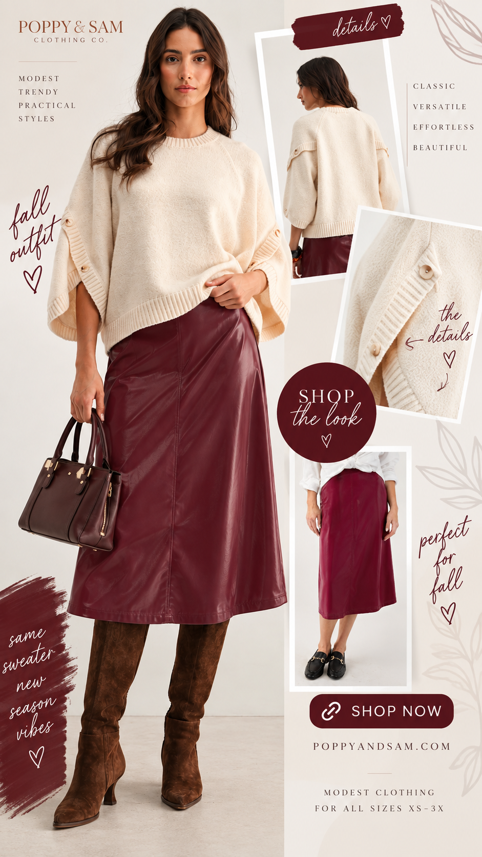 Cleo Button Sleeve Knit Pullover