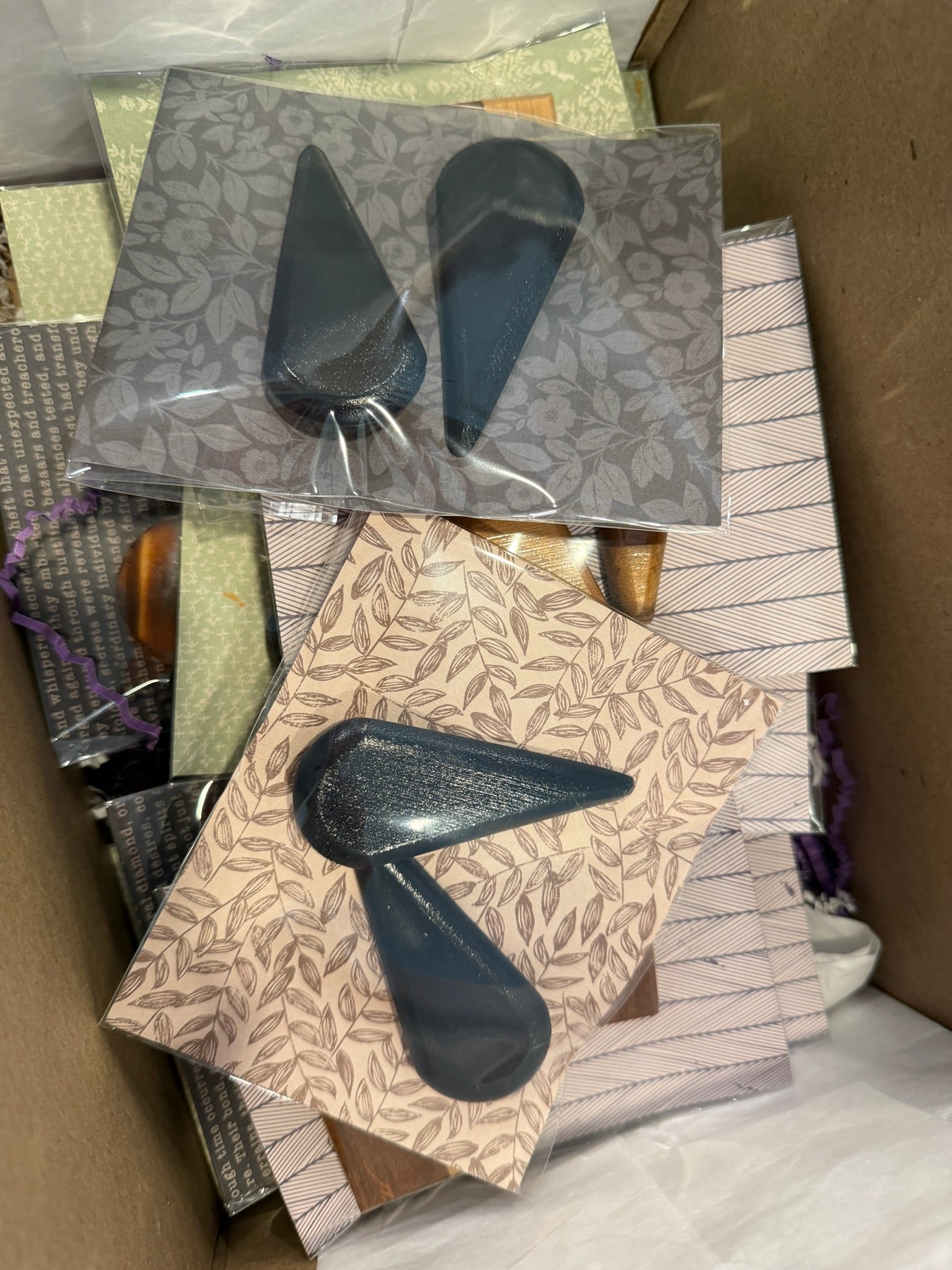 Navy HairClips