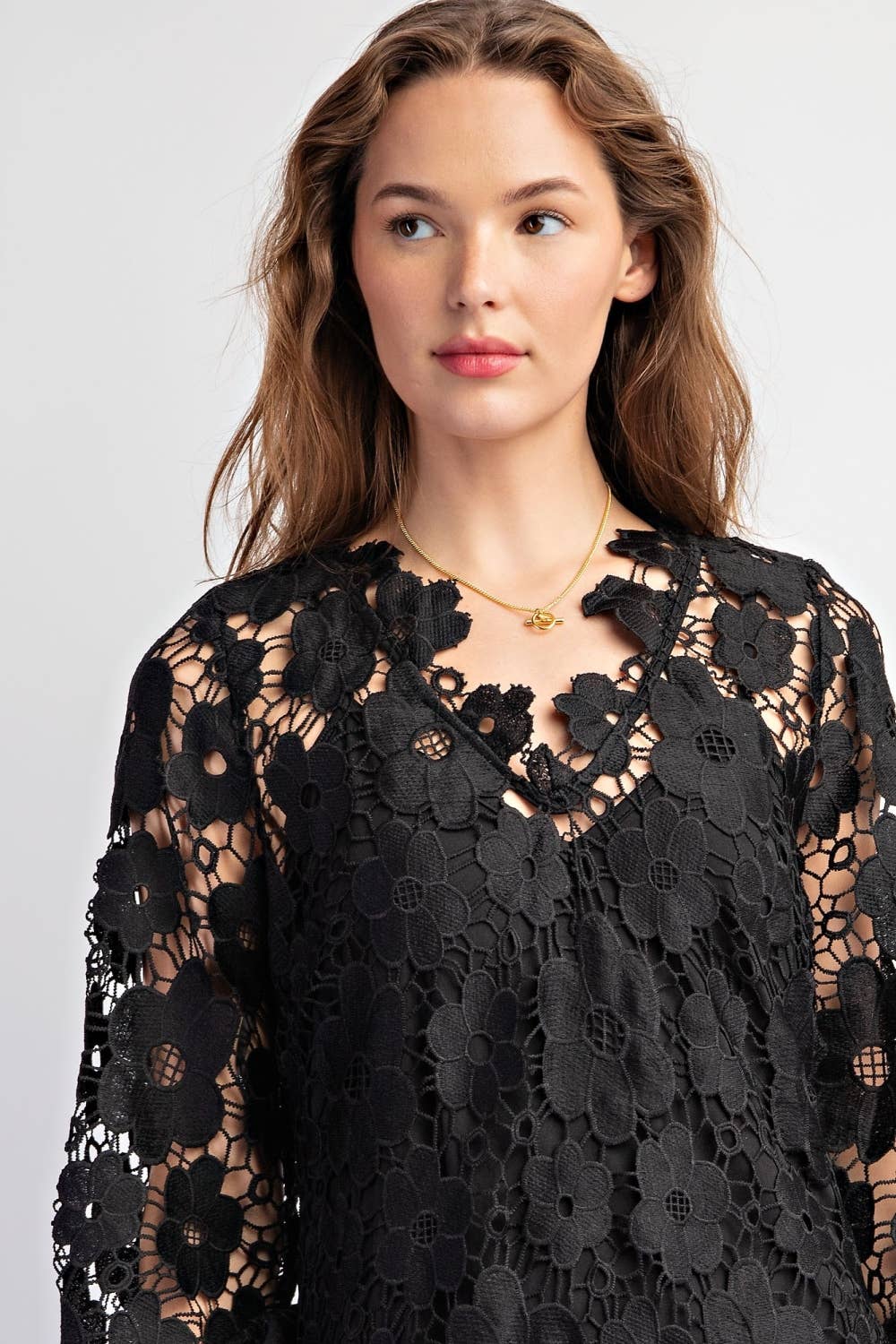 Becca Crochet Maxi Dress