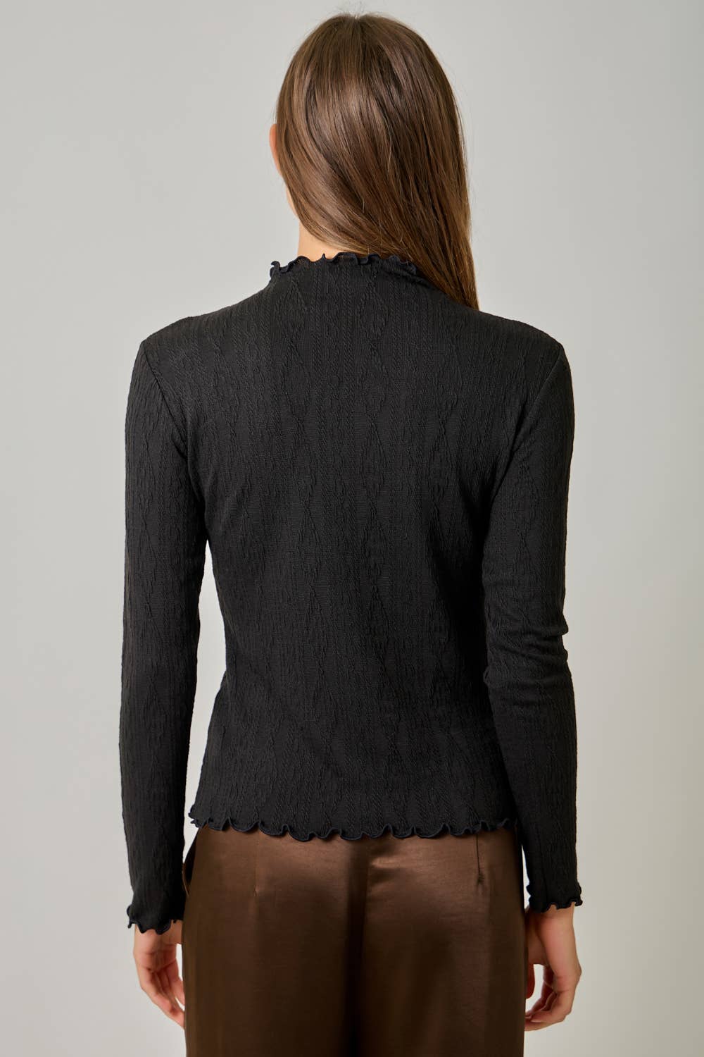 Layla Mesh Top - Black – Poppy & Sam Clothing Co.