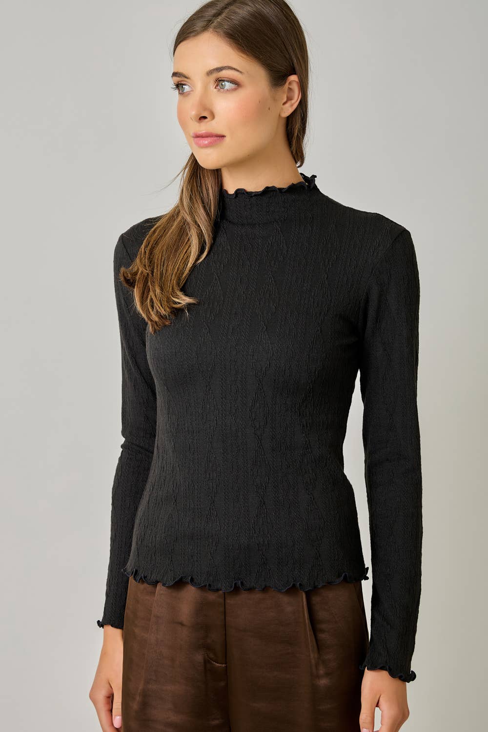 Layla Mesh Top - Black – Poppy & Sam Clothing Co.