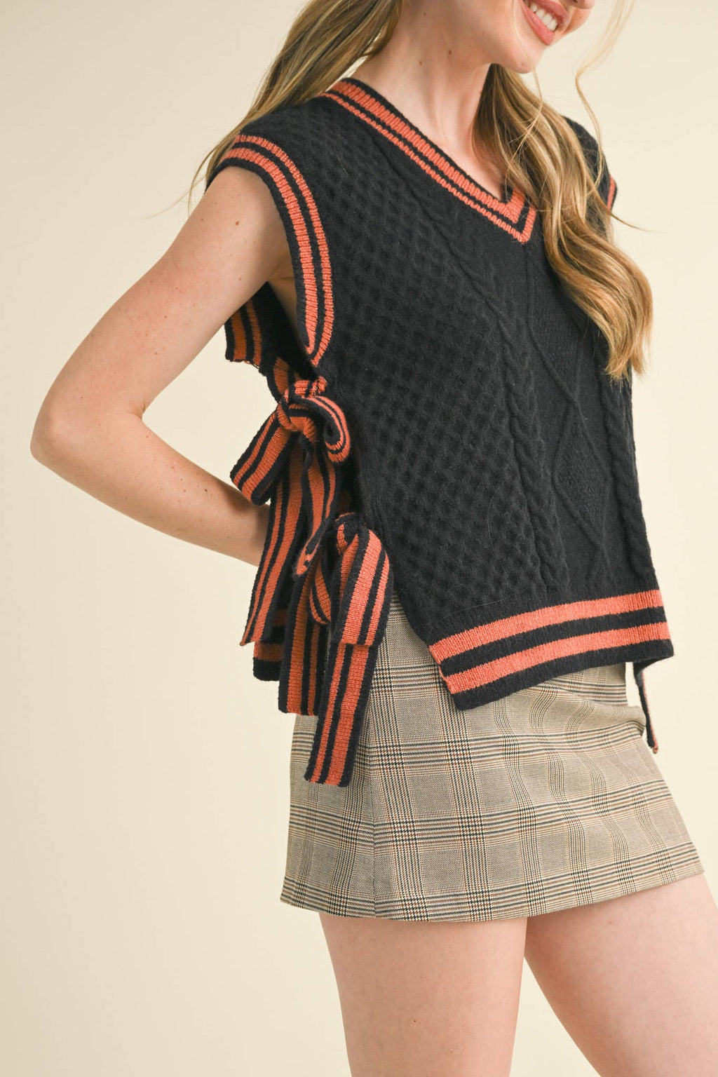 Piper Side Tying Sweater Vest