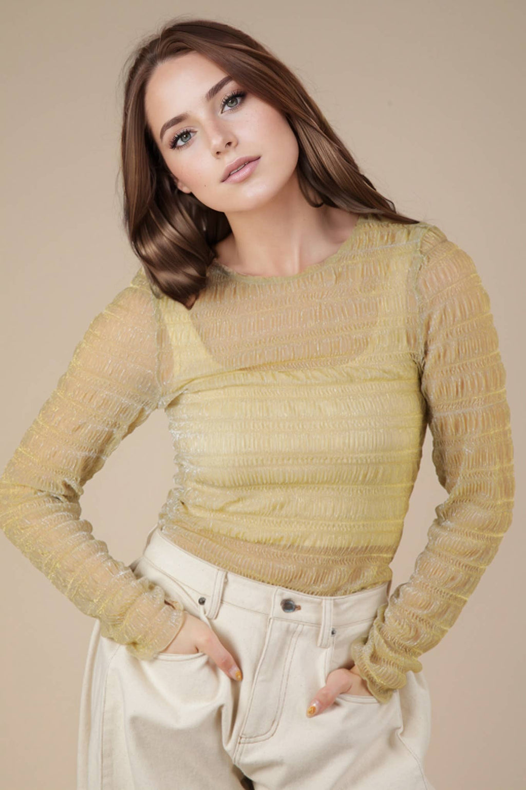 The Celeste Mesh Top