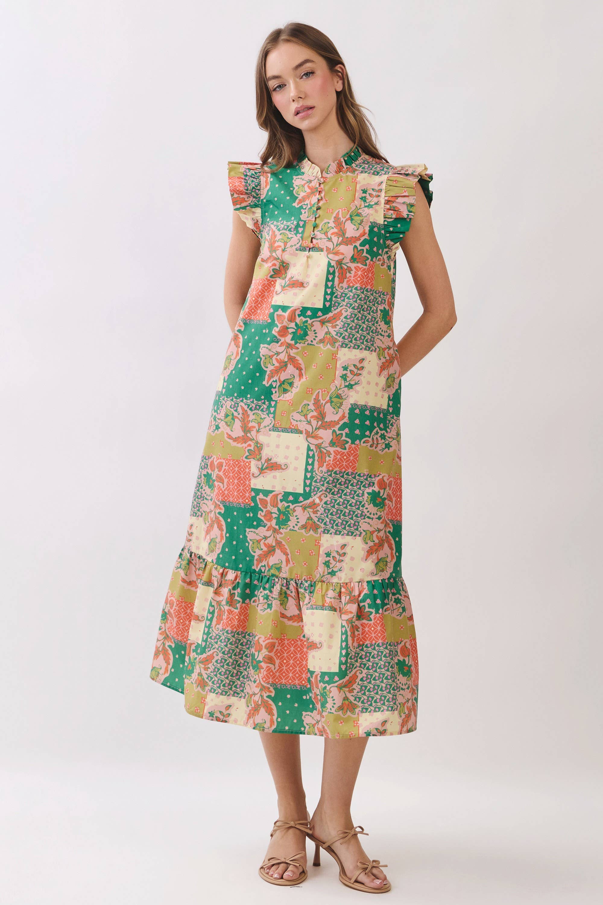 Paisley Patchwork Dress