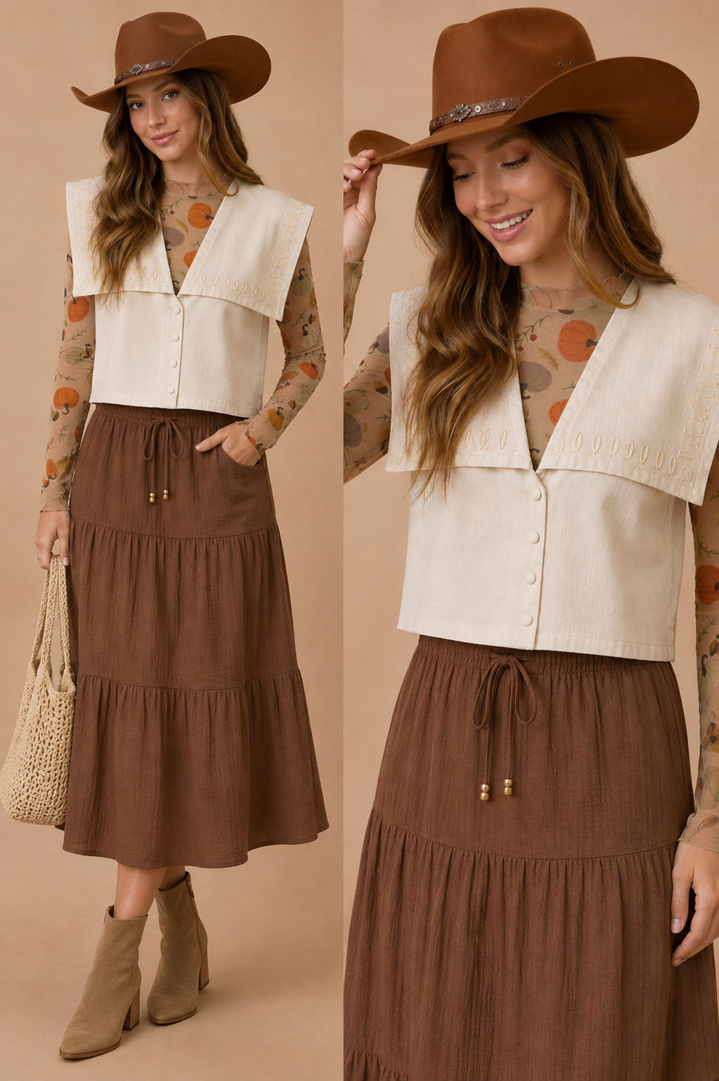 Rylie Embroidered Sailor Collar