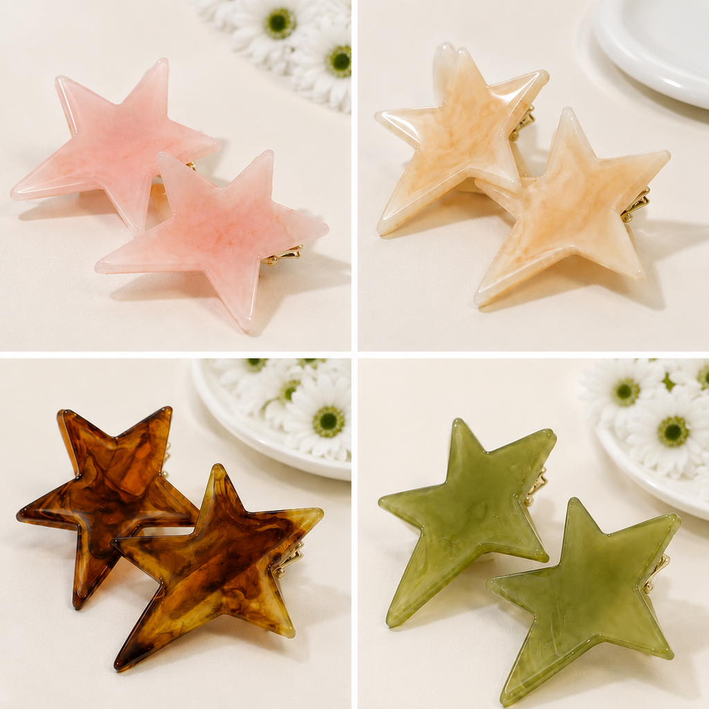 Star Hair Clips