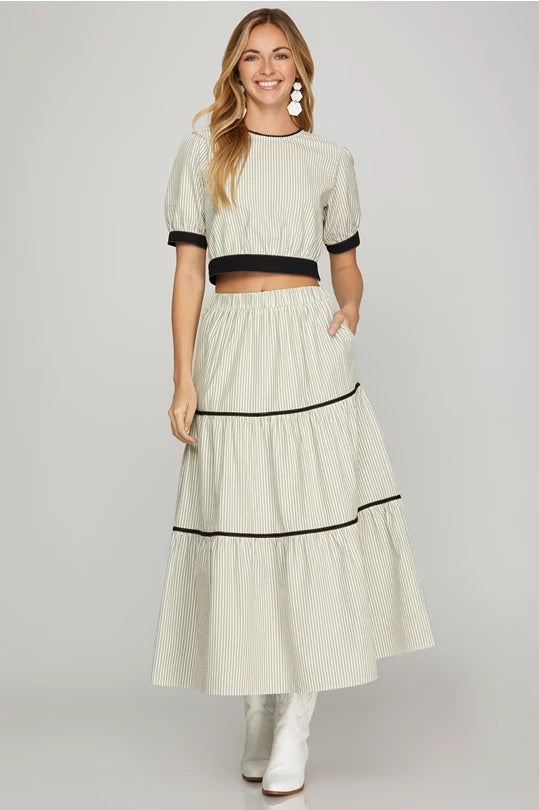 Joy Shirt & Skirt Set