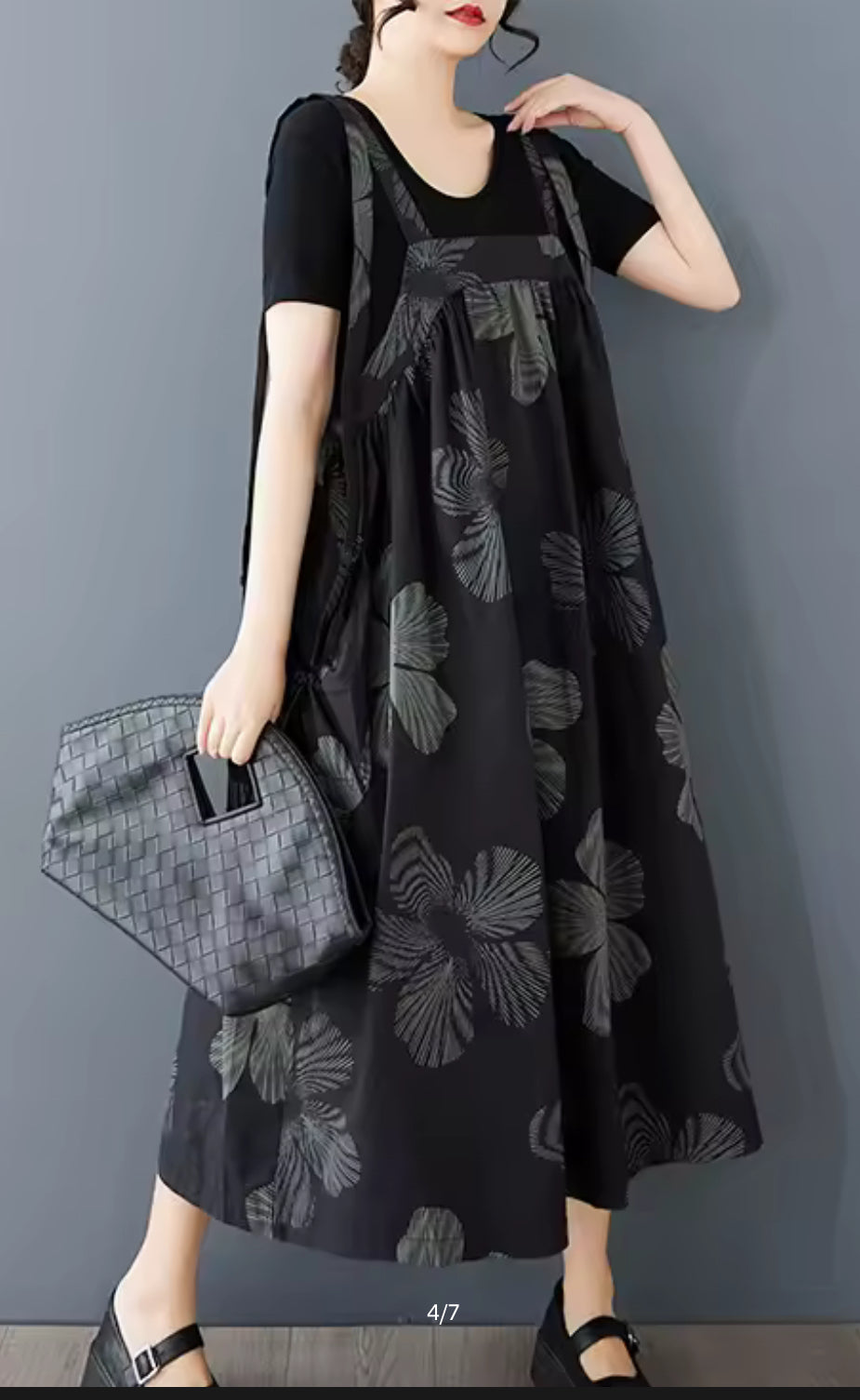 Wilma Floral Black Jumper