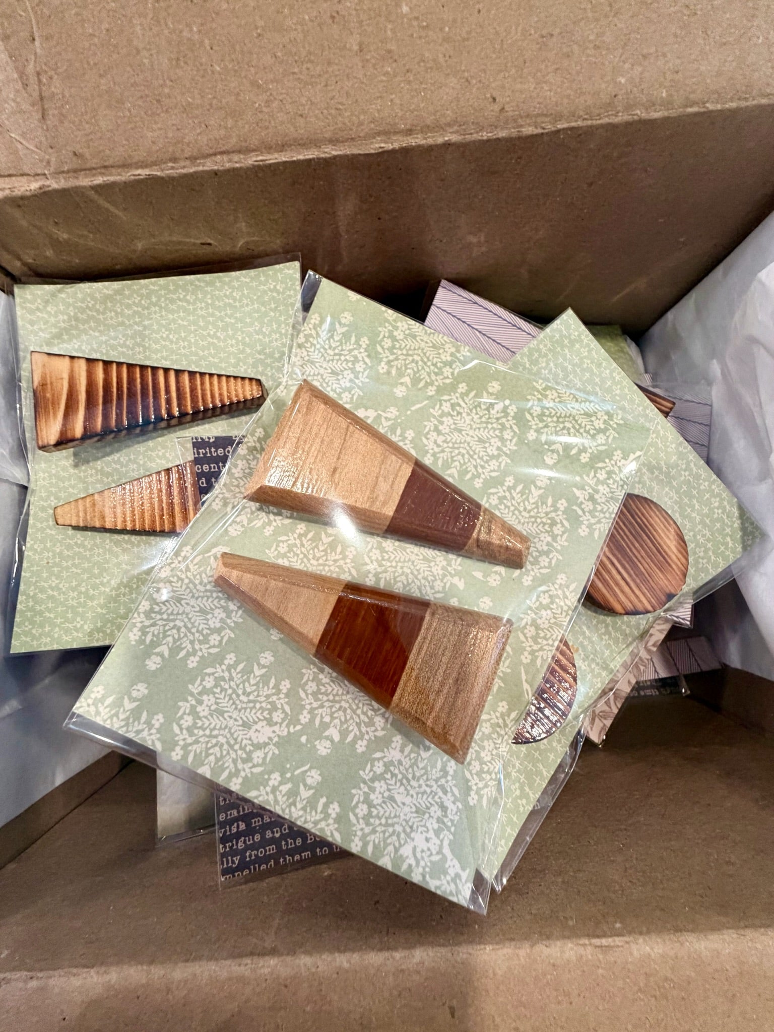 Wooden Hairclips