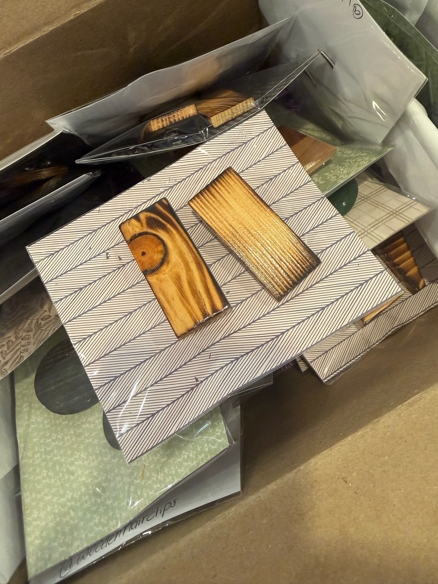 Wooden HairClips