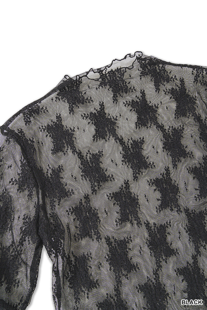 Floral Lace Mesh Top