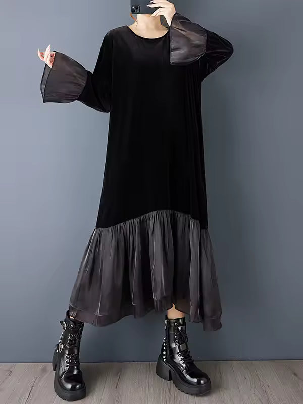 Velvet Whisper Maxi Dress — One Size
