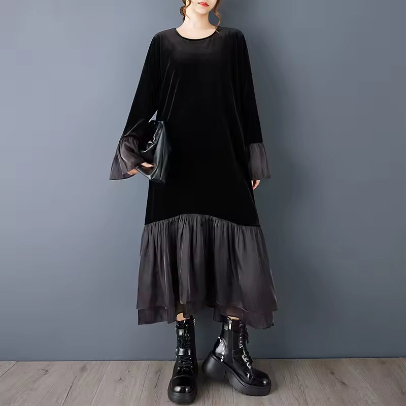 Velvet Whisper Maxi Dress — One Size