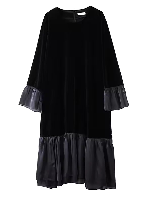 Velvet Whisper Maxi Dress — One Size