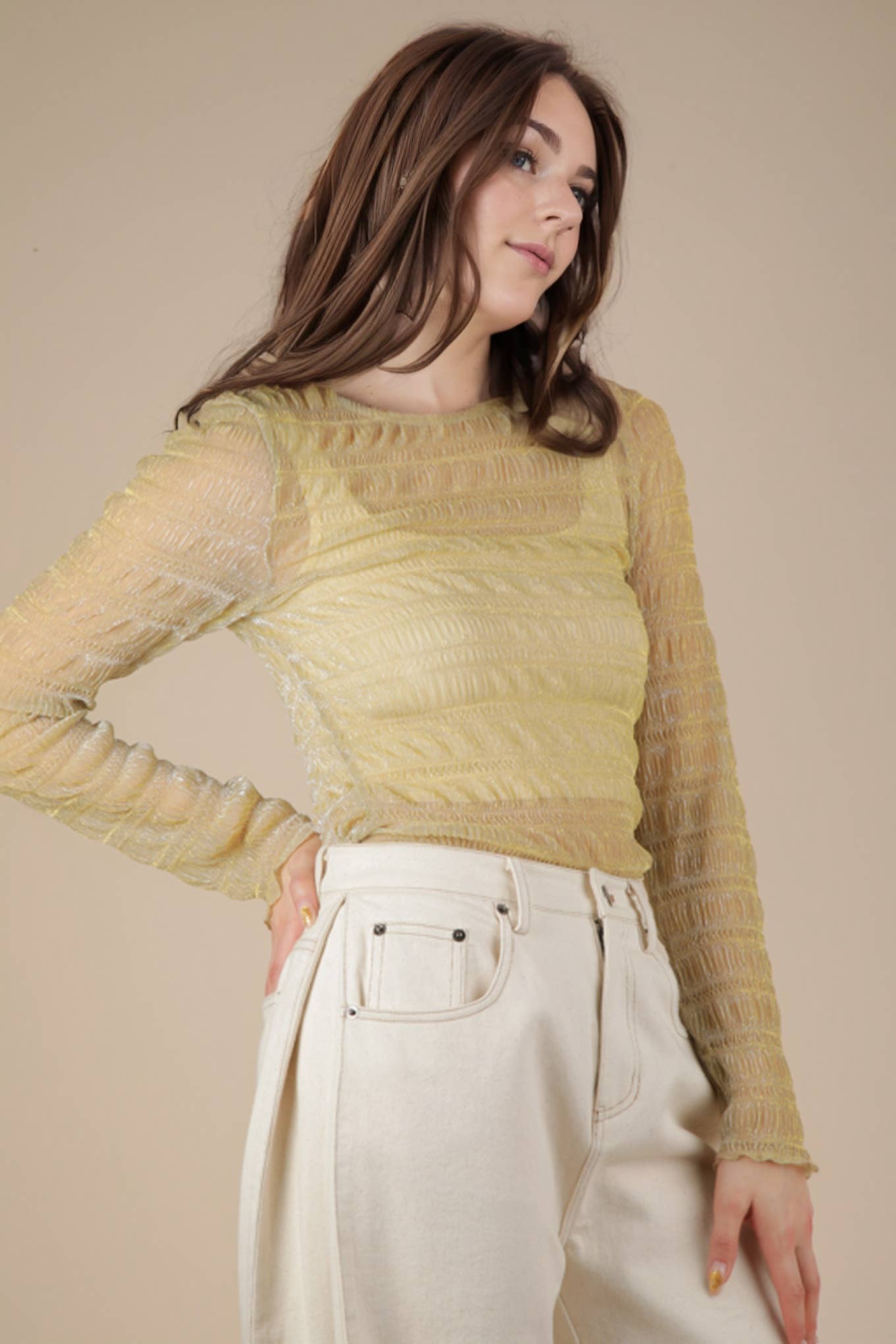 The Celeste Mesh Top