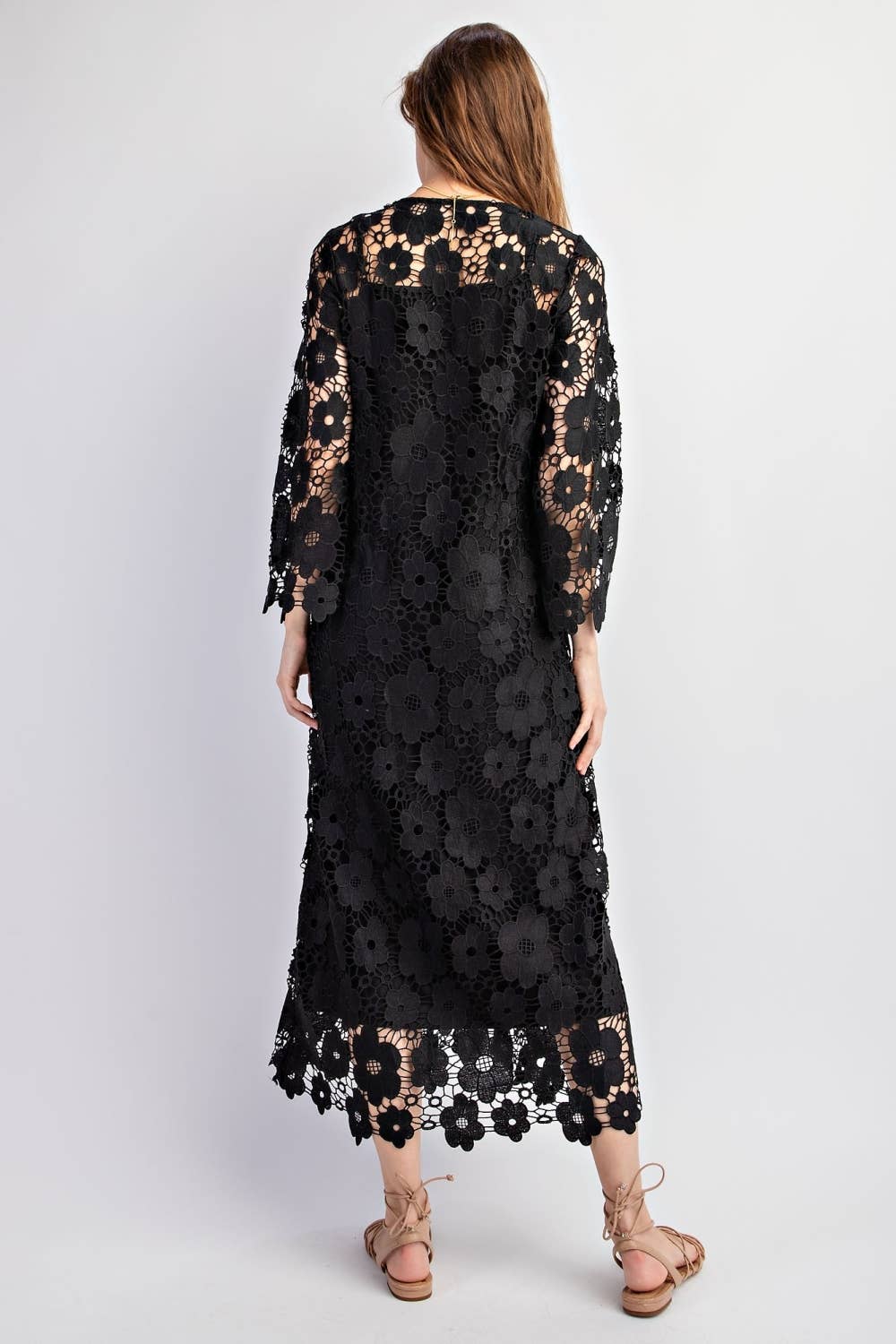 Becca Crochet Maxi Dress
