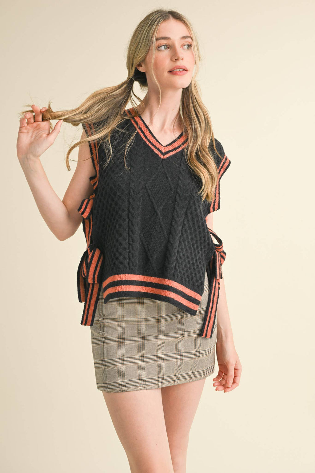 Piper Side Tying Sweater Vest