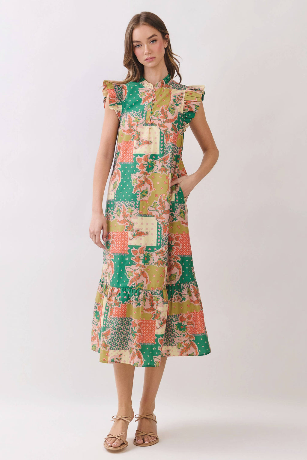 Paisley Patchwork Dress