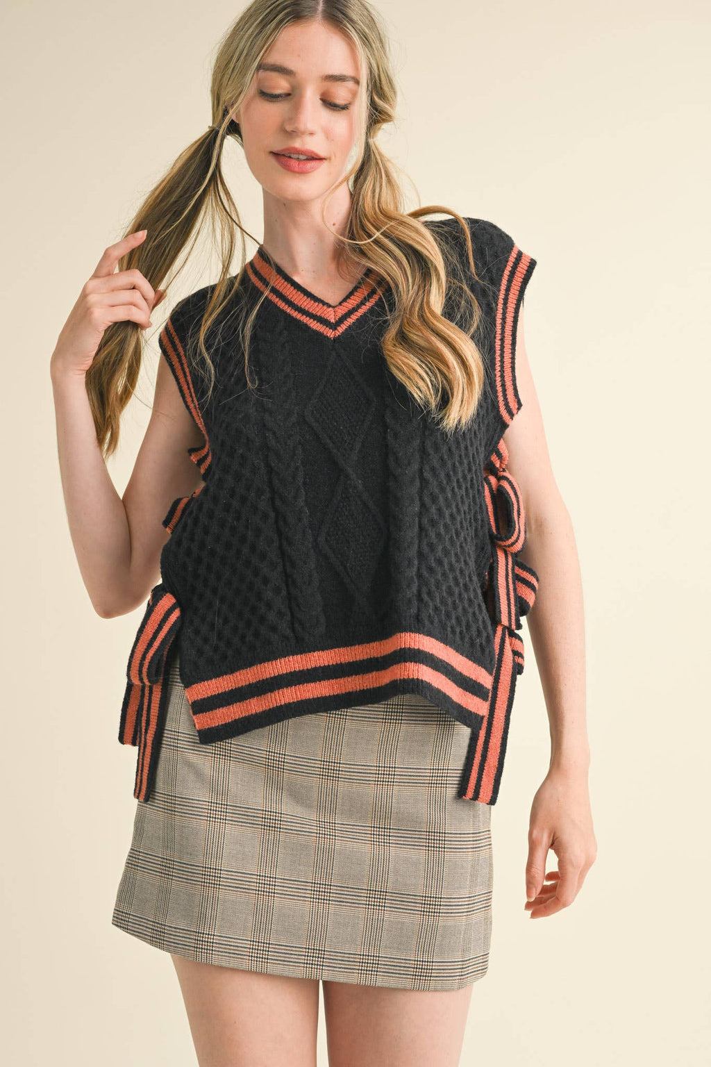 Piper Side Tying Sweater Vest