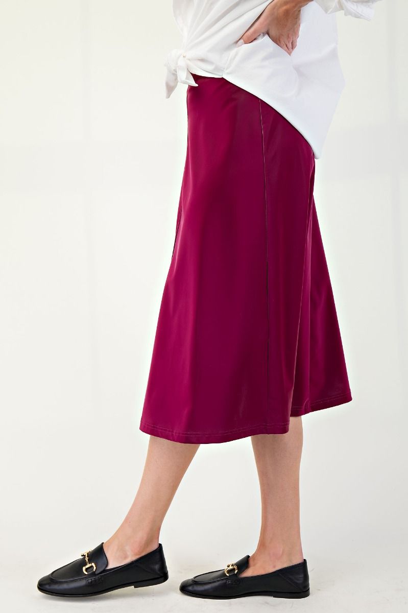 Orla Vinyl Leather Skirt