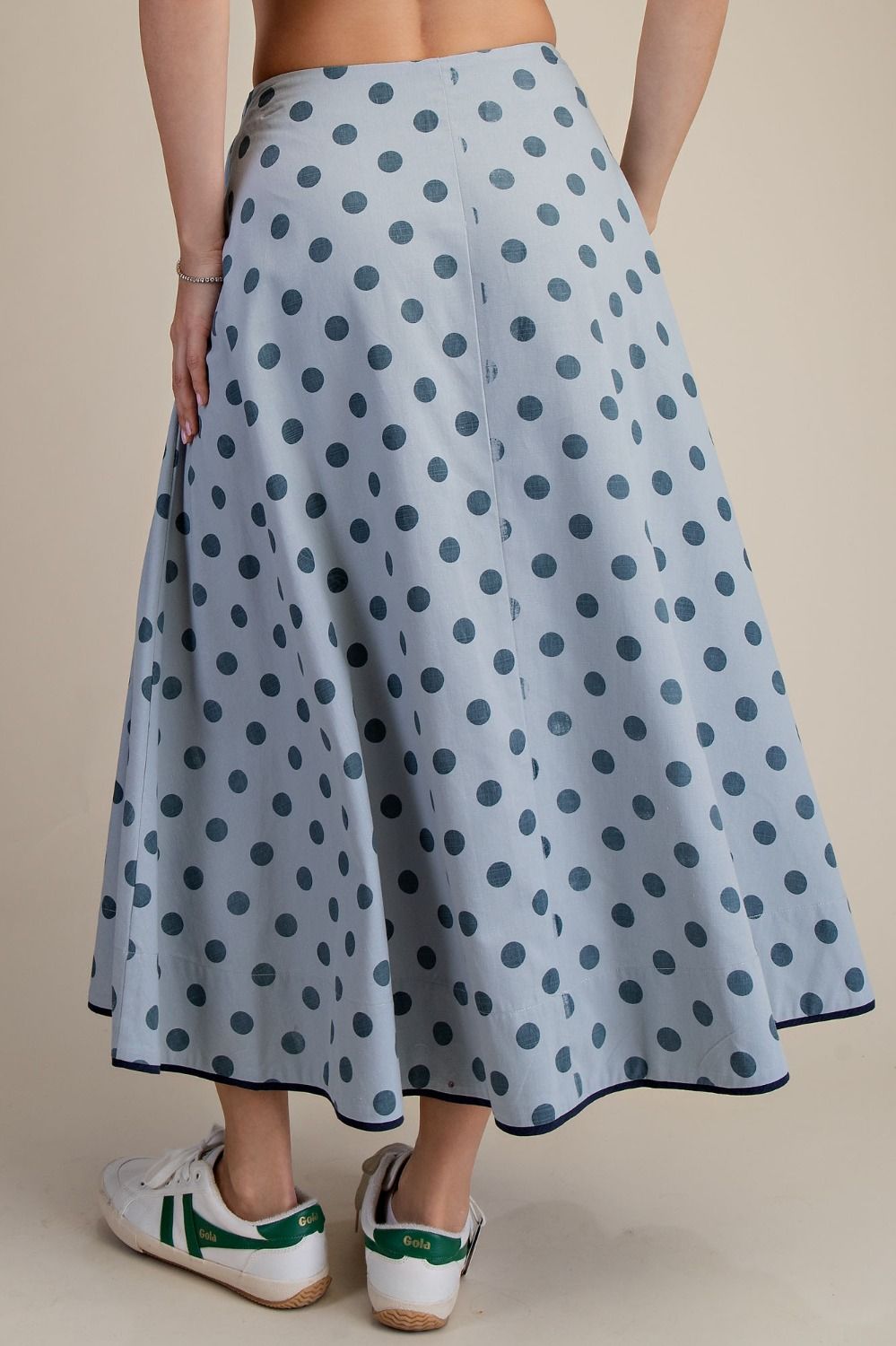 Isla Polka Dot Maxi Skirt