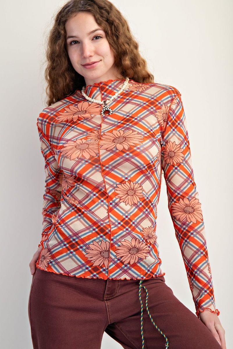 Nira Mesh Top