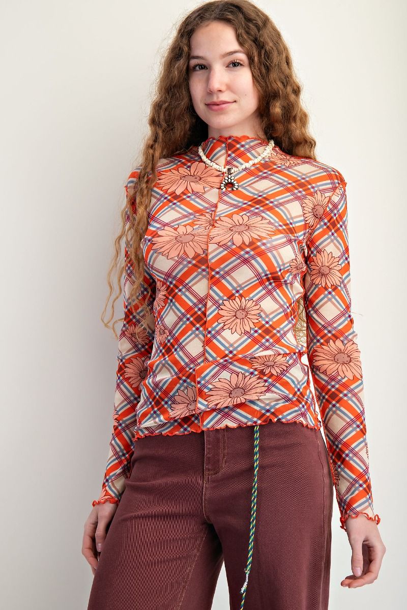 Nira Mesh Top